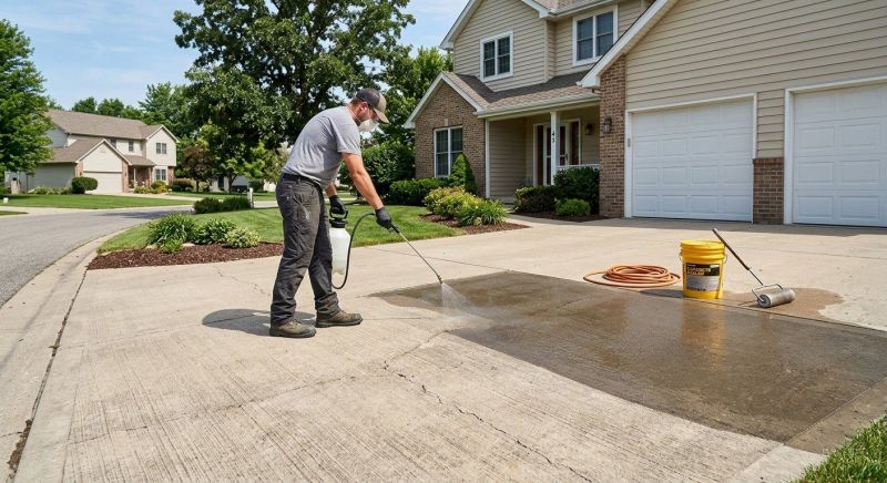 Concrete Driveway Sealing in Kitsap County, WA