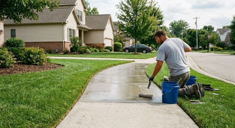 Concrete Walkway Sealing in Seattle, WA