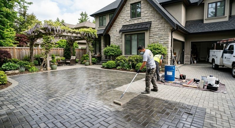 Courtyard Sealing in Tacoma, WA